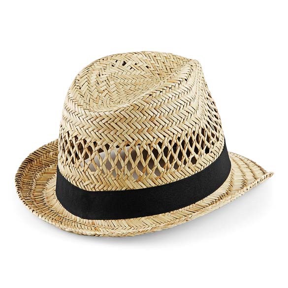 Straw summer trilby