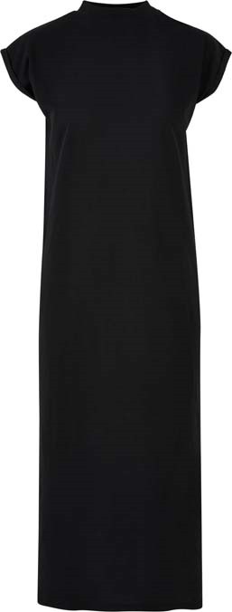 Women?s long extended shoulder dress