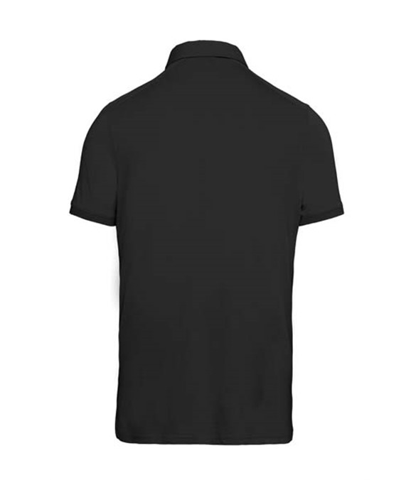 Jersey knit polo shirt