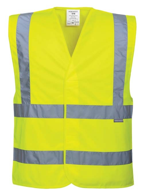 Hi-vis two-band-and-brace vest (C470)