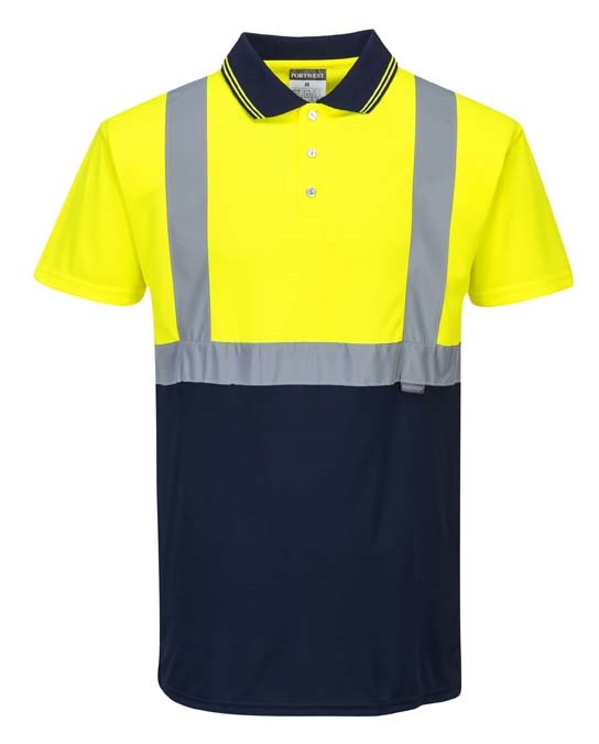 Hi-vis two-tone polo shirt (S479)