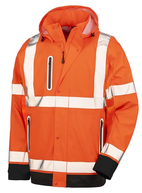 Heavy-duty prism PU safe and dry jacket with recycled backing