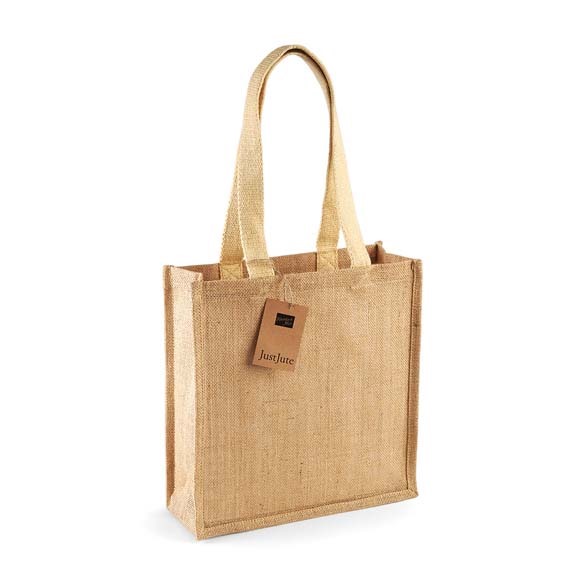 Jute compact tote