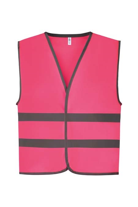 Hi-vis reflective border kids waistcoat (HVW102CH)