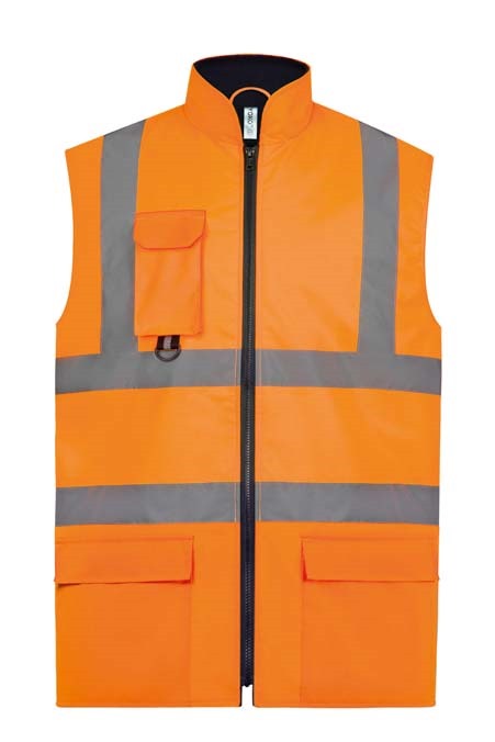 Hi-vis padded bodywarmer (HV005)